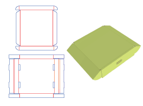 World cover, disc-type bottom box, lock-buckle cover