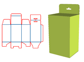 Top cover tongue-in-groove structure, bottom end is the inserted base, snap-bottom color box ,Aircraft box,color box, paper corrugated paper box, packaging structure design, packaging box structure, p